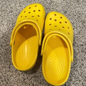 Yellow crocs